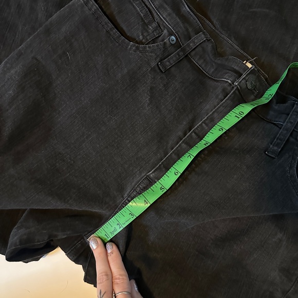 Madewell Skinny Flare Jeans in Black Frost Wash Size 33 - Picture 7 of 13